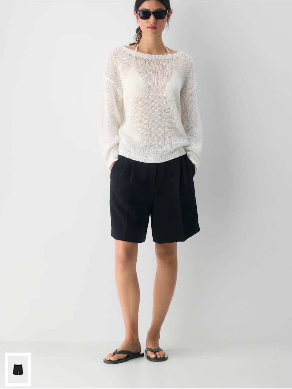 VIRAL ARITIZIA LITTLE MOON KASBAH LINEN SWEATER SIZE MEDIUM